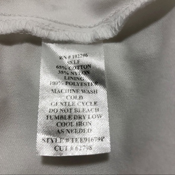 Connected Apparel White Lace A-Line Dress - Picture 6 of 6